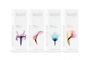 skincare packaging design Bare Header