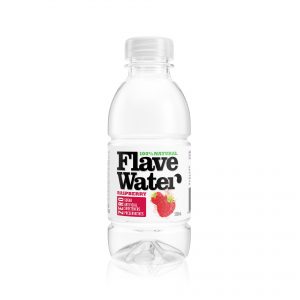 FlaveWater raspberry packaging