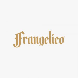 liqueur packaging design Frangelico logo