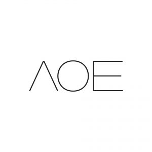 AOE wedding album identity design logo