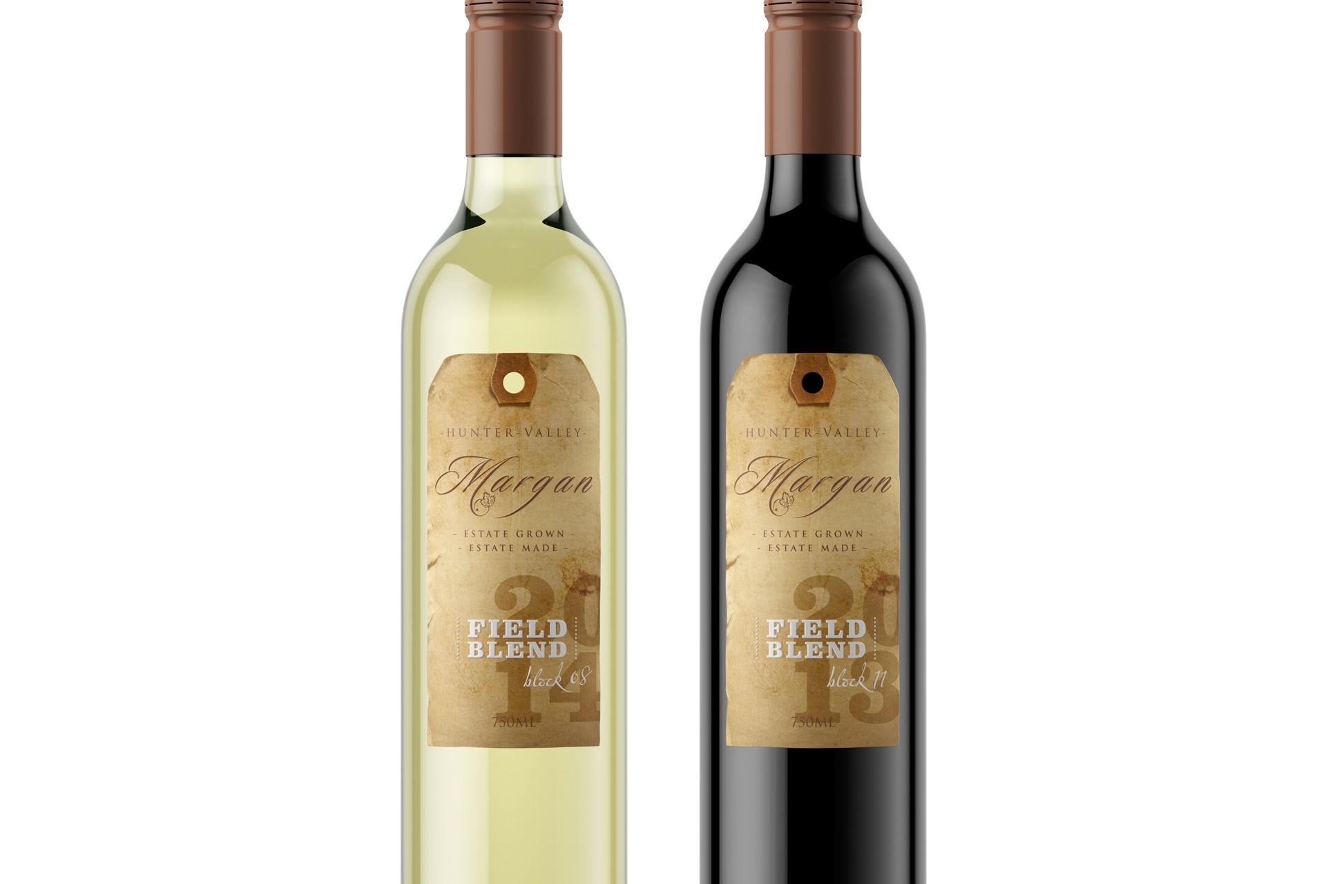 Margan wine packaging design
