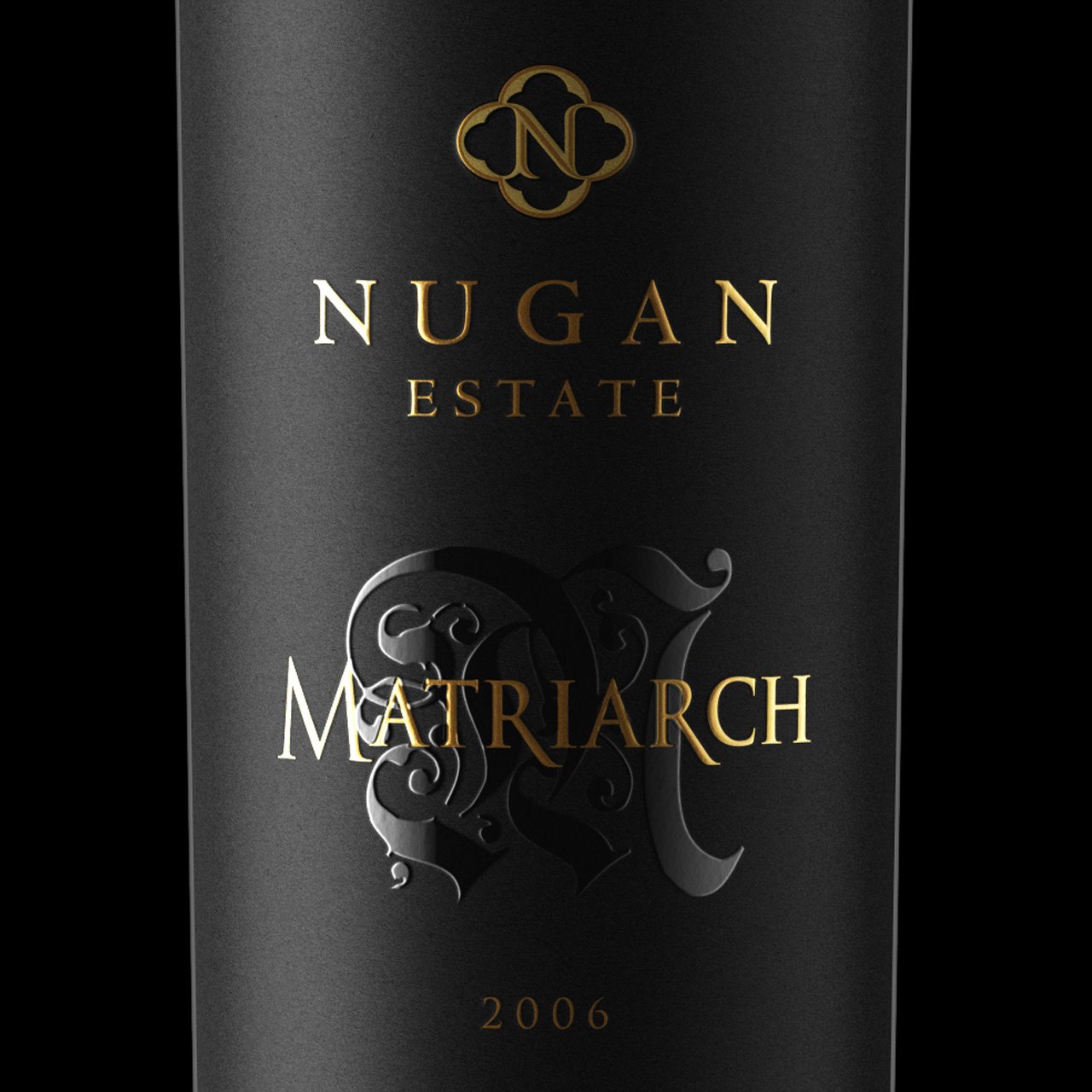 NuganMatriarch wine packaging design label